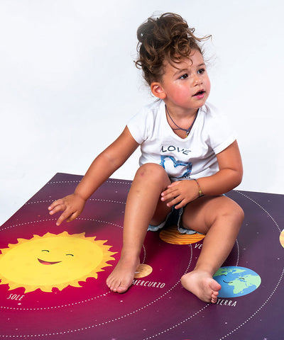 Tappeto gioco bambini, da 0 a 6 anni col sistema solare